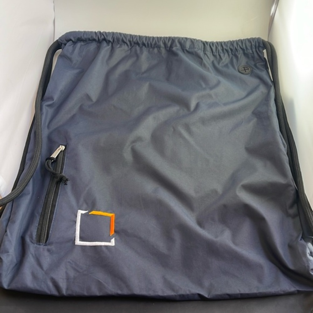 Backpack, Gym, school Navy Blue Drawstring, Sling